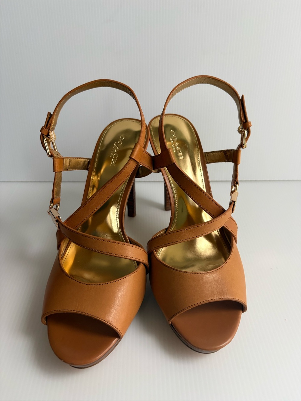 Coach Wendelle Ginger Platform Sandal Size 9 NWOT - Picture 7 of 13